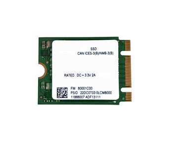 256Gb Tlc Pci Express 3.0 X4 Nvme M.2 2230 Internal Solid State Drive (Ssd)
