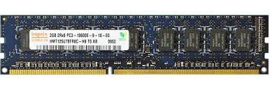 2Gb 1333Mhz Pc310600E Cl9 Ecc Unbuffered 1.5V Dual Rank X8 Ddr3 Sdram 240Pin Udimm Memory Module
