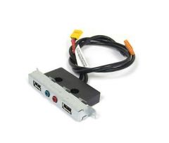 Audio And Usb Front I/O Panel Kit For Thinkcenter M91P
