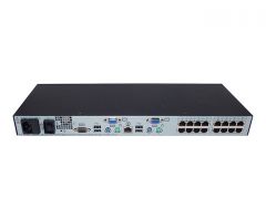 0x2x16-Port Analog KVM Server Console Switch PS/2 RJ-45 G2 1U 2 Local Users Stackable