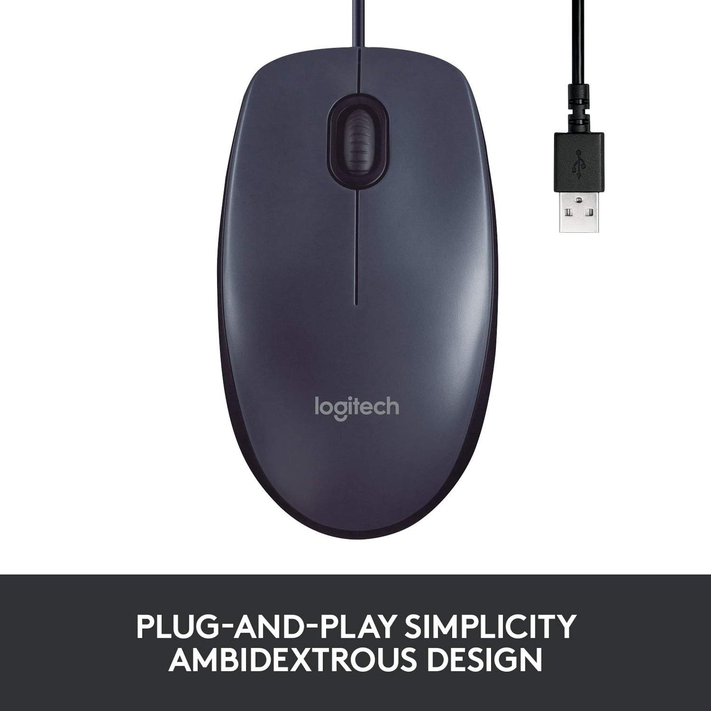 Logitech B100 Corded Mouse