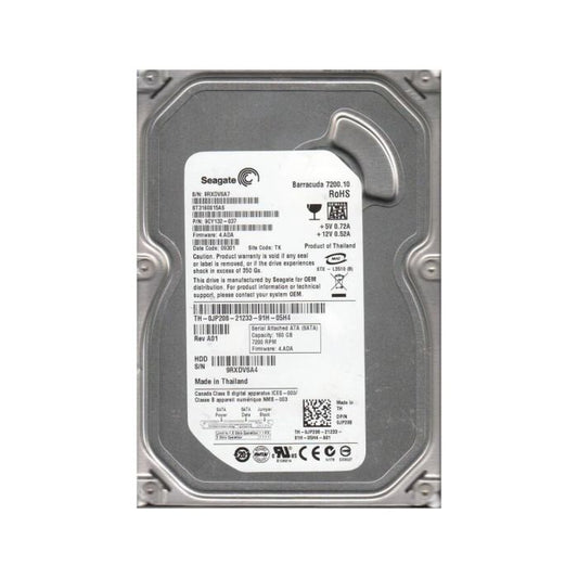 BARRACUDA 7200.1 160GB 7200RPM SATA 3GB/S 8MB CACHE 3.5-INCH HARD DRIVE