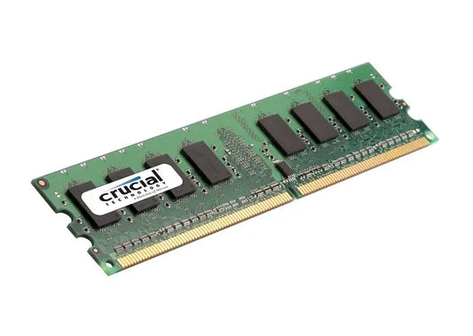 Crucial 1GB DDR2-1066MHz PC2-8500 non-ECC Unbuffered CL7 240-Pin DIMM Memory Module