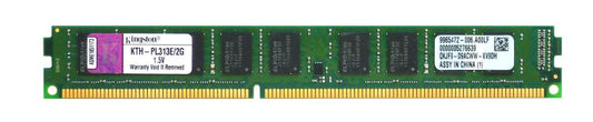 Kingston 2GB DDR3-1333MHz PC3-10600 ECC Unbuffered CL9 240-Pin DIMM 1.5V Memory Module