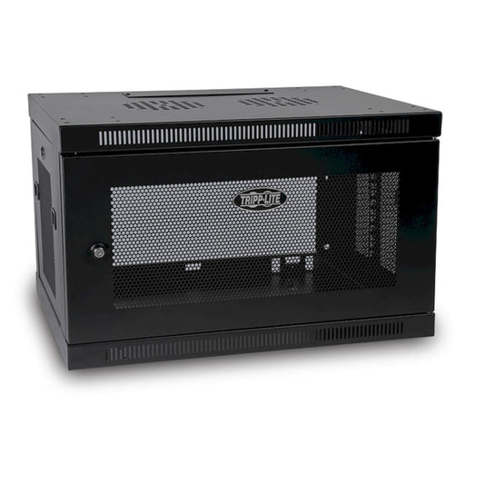 rack cabinet 6U Wall mounted rack Black