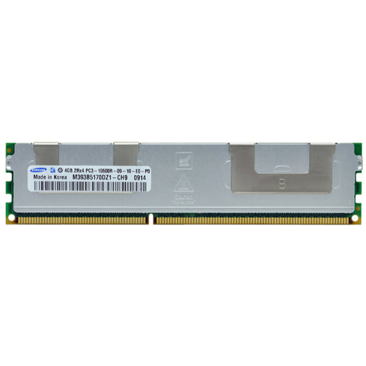 4GB DDR3-1333MHz PC3-10600 ECC Registered CL9 240-Pin DIMM 1.35V Low Voltage Dual Rank Memory Module