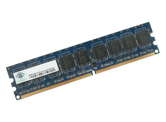Nanya 4GB DDR2-667MHz PC2-5300 ECC Registered CL5 240-Pin DIMM Dual Rank Memory Module