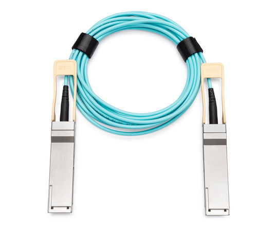5M 100Gbase Qsfp Active Optical Cable. New Factory Sealed. In Stock.