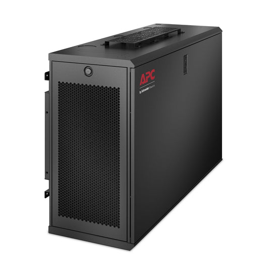 rack cabinet 6U Wall mounted rack Black