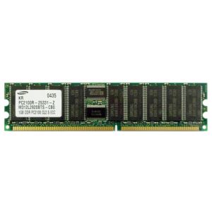 1GB 266MHz DDR PC2100 Registered ECC CL2.5 184-Pin DIMM Memory