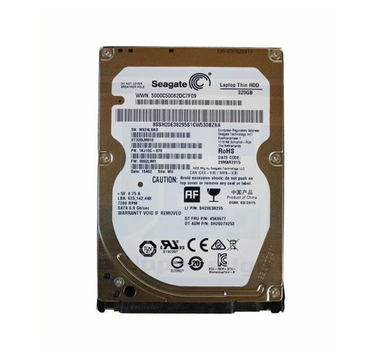 LAPTOP THIN HDD 320GB 7200RPM 2.5-INCH 7MM 32MB CACHE SATA 6GB/S HARD DRIVE