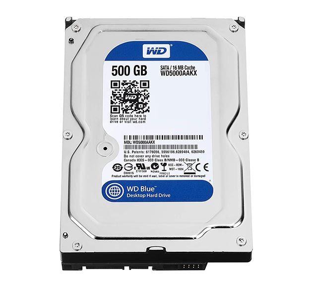 Caviar Blue 500Gb 7200Rpm Sata 6Gb/S 16Mb Cache 3.5-Inch Hard Drive