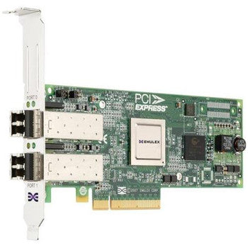 Lightpulse LPE12002S PCI Express Dual Port 8GB/s Fibre Channel Express Module Host Bus Adapter